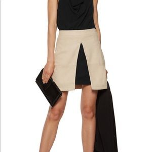 Alice + Olivia Layered Suede Skirt
